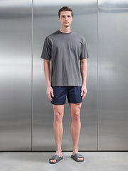 Essential Drawstring Shell Swim Short in Navy