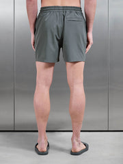 Essential Drawstring Swim Short in Olive