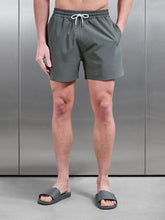 Essential Drawstring Swim Short in Olive