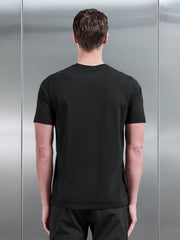 Essential Slim Fit Cotton Stretch T-Shirt in Black