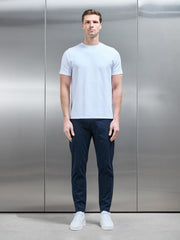 Essential Slim Fit Cotton Stretch T-Shirt in White