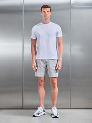Front Pocket Technical Cargo Short in Mid Grey