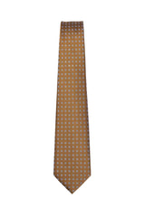 Camel Geometric Pattern Tie