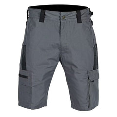 Men's Tactical Ripstop Cargo Shorts with Multi-Pocket Design