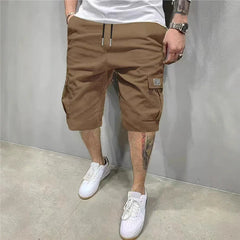 Men’s Cargo Shorts Loose Fit Multi Pocket Summer Casual Streetwear Shorts