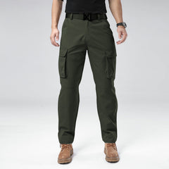 Men's Tactical Cargo Pants, Lightweight Ripstop Hiking Work Pants with Multi Pockets