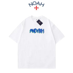 NOAH BWCJ夏季新款潮牌创意字母简约百搭纯棉圆领情侣短袖T恤男女