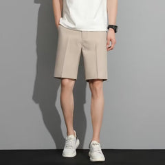 Men's Casual Chino Shorts, Slim Fit Dress Shorts for Business and Daily Wear