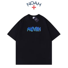 NOAH BWCJ夏季新款潮牌创意字母简约百搭纯棉圆领情侣短袖T恤男女