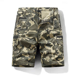 Men's Multi Pocket Cargo Shorts, Tactical Work Shorts with Zipper Pockets for Outdoor Hiking