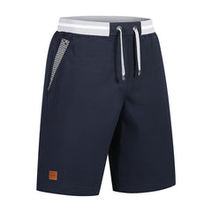 Men's Casual Elastic Waist Shorts, Lightweight Drawstring Summer Shorts