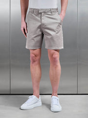 Tailored Chino Short in Taupe