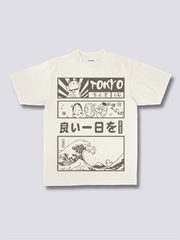 Front Print - Tokyo Wave T-Shirt