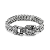 Ancestral Wolf Bracelet in Stainless Steel