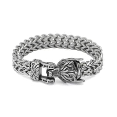 Ancestral Wolf Bracelet in Stainless Steel