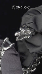 Norse Dragon Bracelet in Stainless Steel