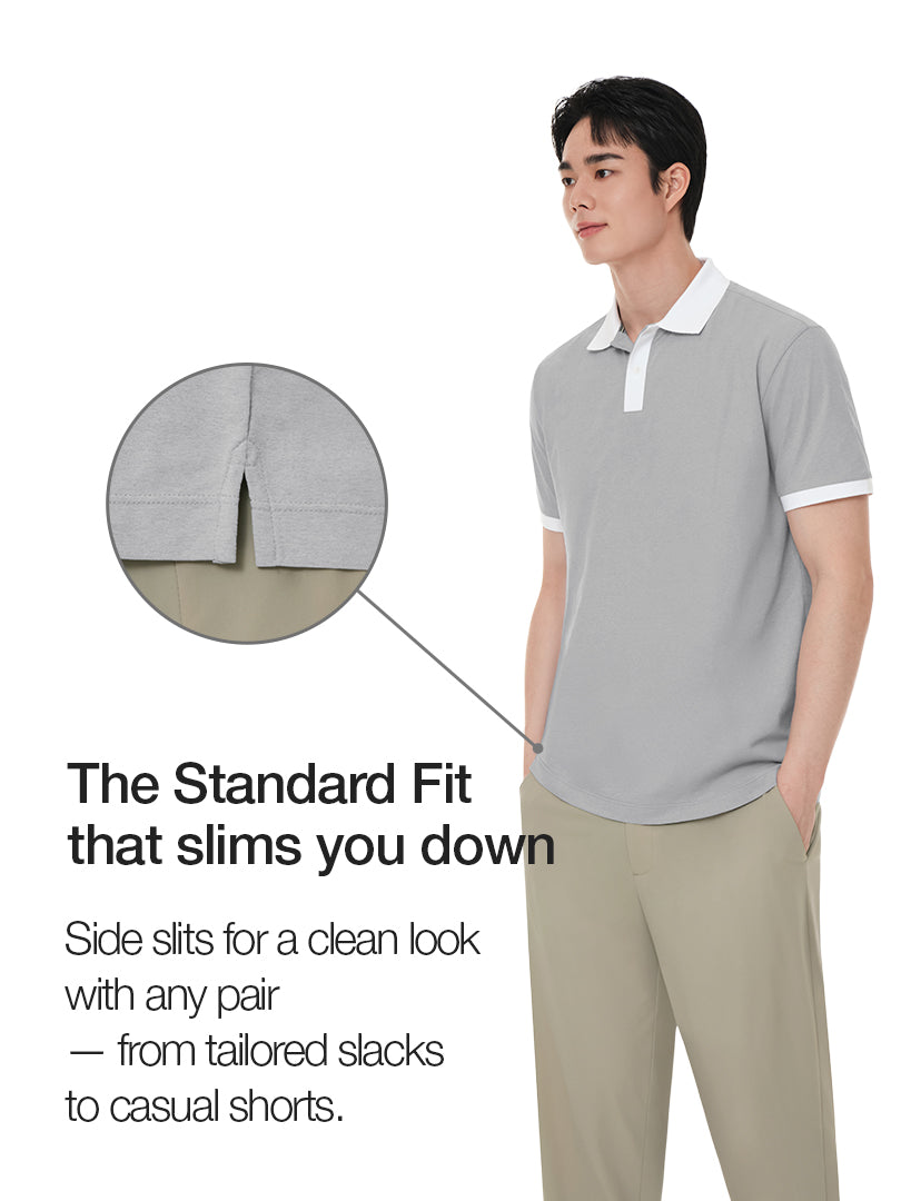 Men's Airy Fit Rally Short Sleeve Polo Shirt