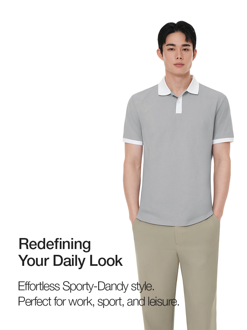 Men's Airy Fit Rally Short Sleeve Polo Shirt
