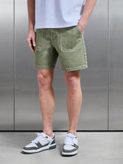 Carpenter Short in Olive