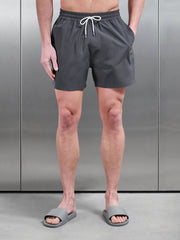 Essential Drawstring Swim Short in Grey