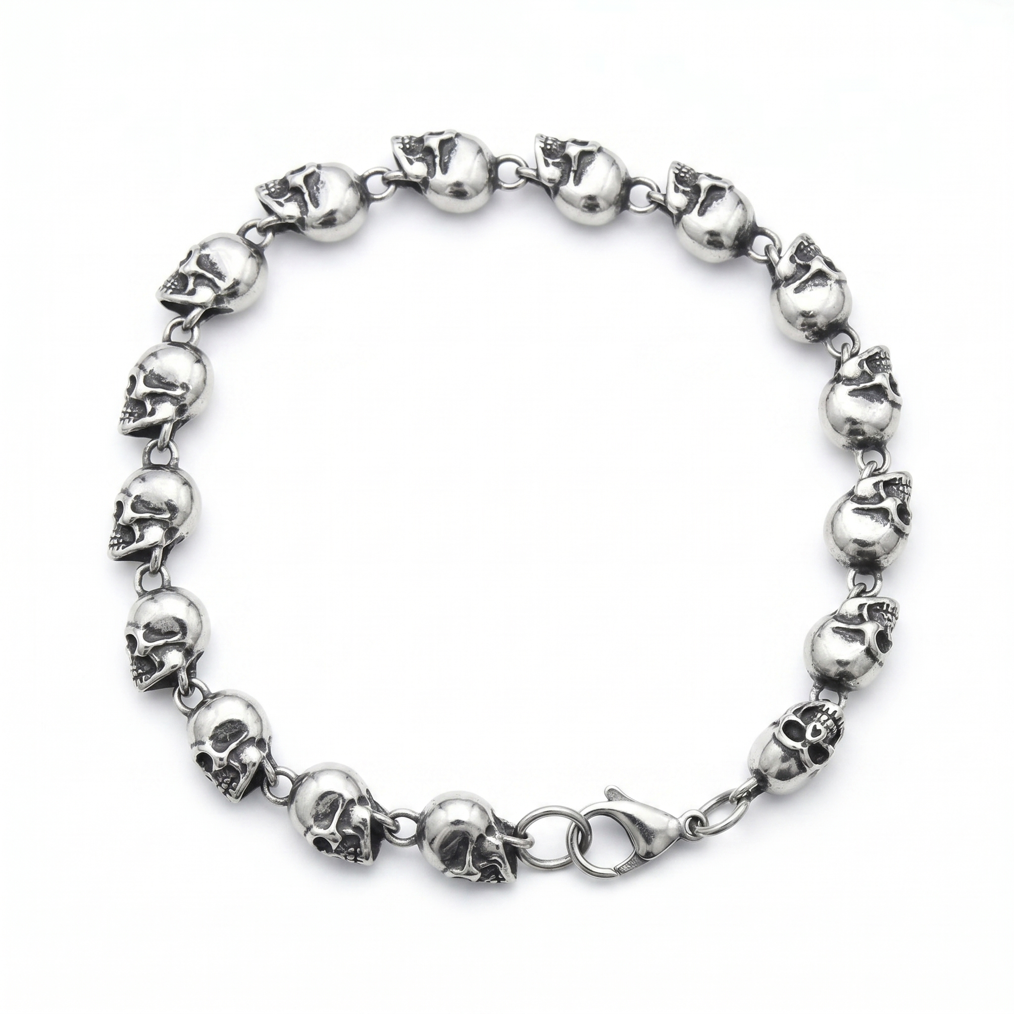 Hel's Chain Skull Bracelet