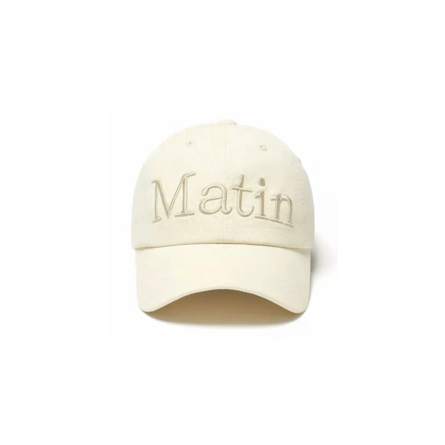 Official Authentic Matin Kim Duck Tongue Hat Female Li Charen Same Style Washed Retro Face Highlighting Small Baseball Hat