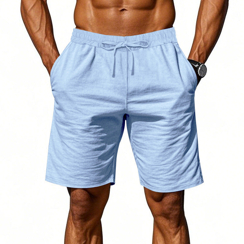 Men's Lightweight Running Shorts, Breathable Gym Shorts with Side Pockets