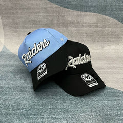 47 Brand Raider Baseball Hat West Coast High Top Street Dance Duck Tongue Hat Rugby Major League Couple Hat