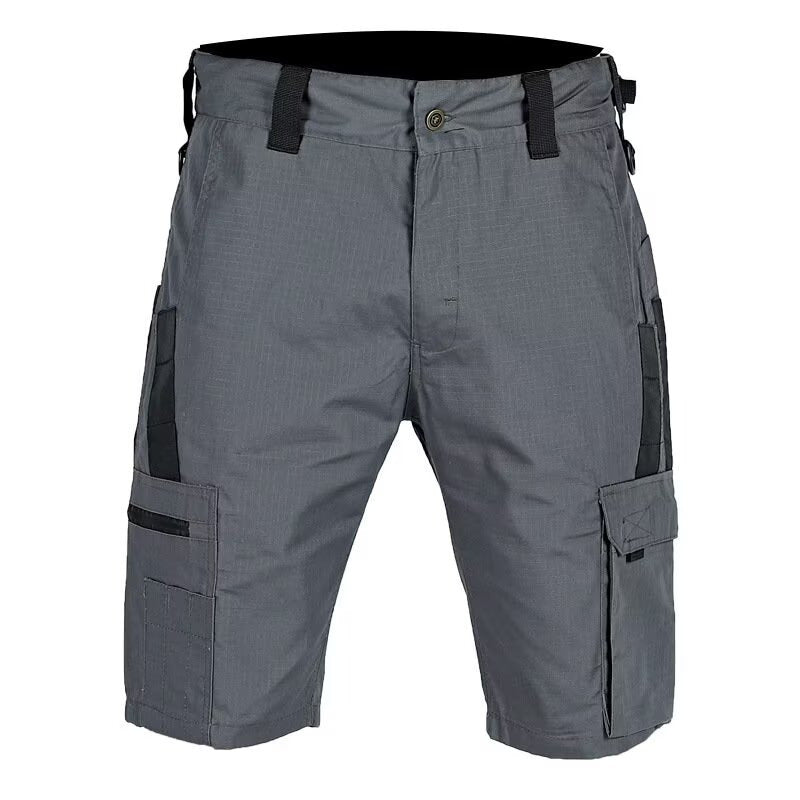 Men's Tactical Ripstop Cargo Shorts with Multi-Pocket Design