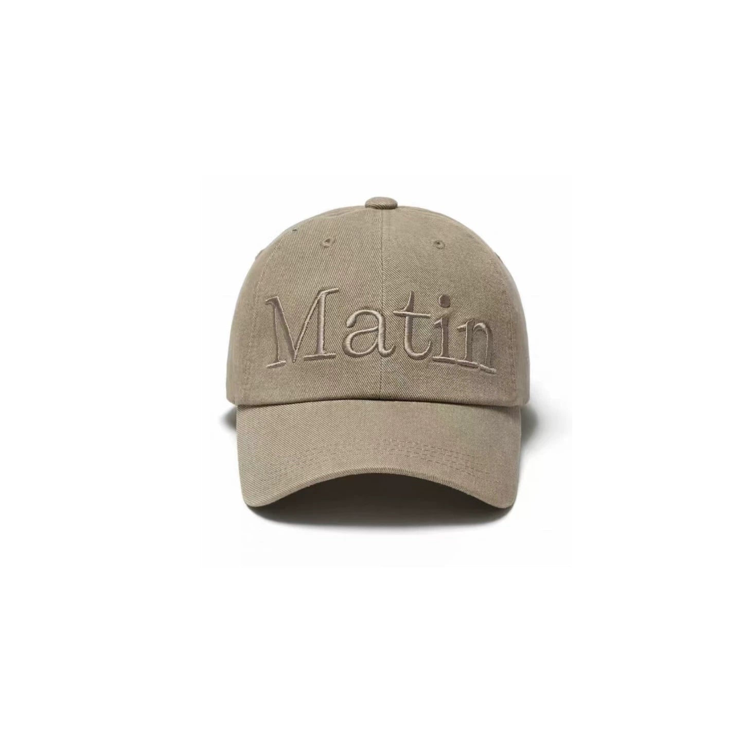 Official Authentic Matin Kim Duck Tongue Hat Female Li Charen Same Style Washed Retro Face Highlighting Small Baseball Hat