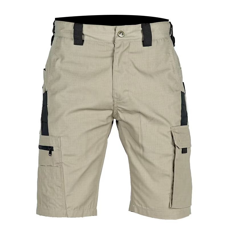 Men's Tactical Ripstop Cargo Shorts with Multi-Pocket Design