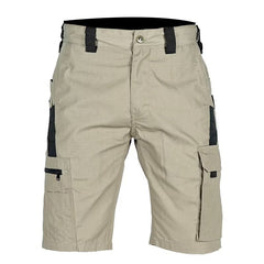 Men's Tactical Ripstop Cargo Shorts with Multi-Pocket Design