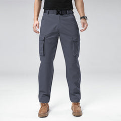 Men's Tactical Cargo Pants, Lightweight Ripstop Hiking Work Pants with Multi Pockets