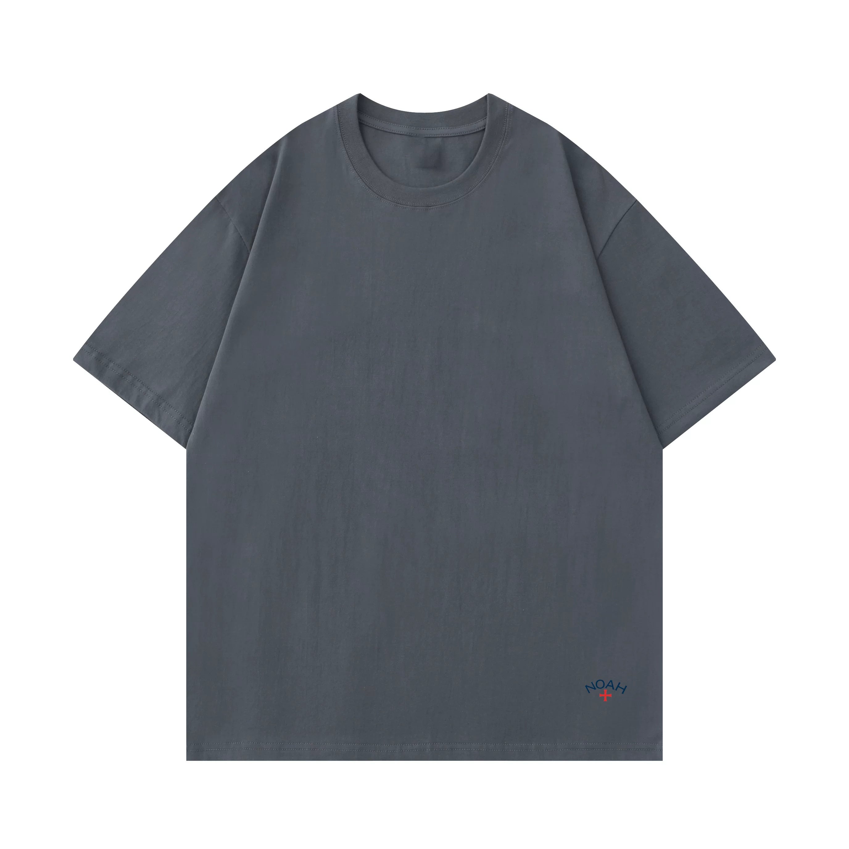 NOAH BWCJ Bottom Small Label Cross American Trendy Brand Casual Loose Cotton Short sleeved T-shirt for Men and Women Couple