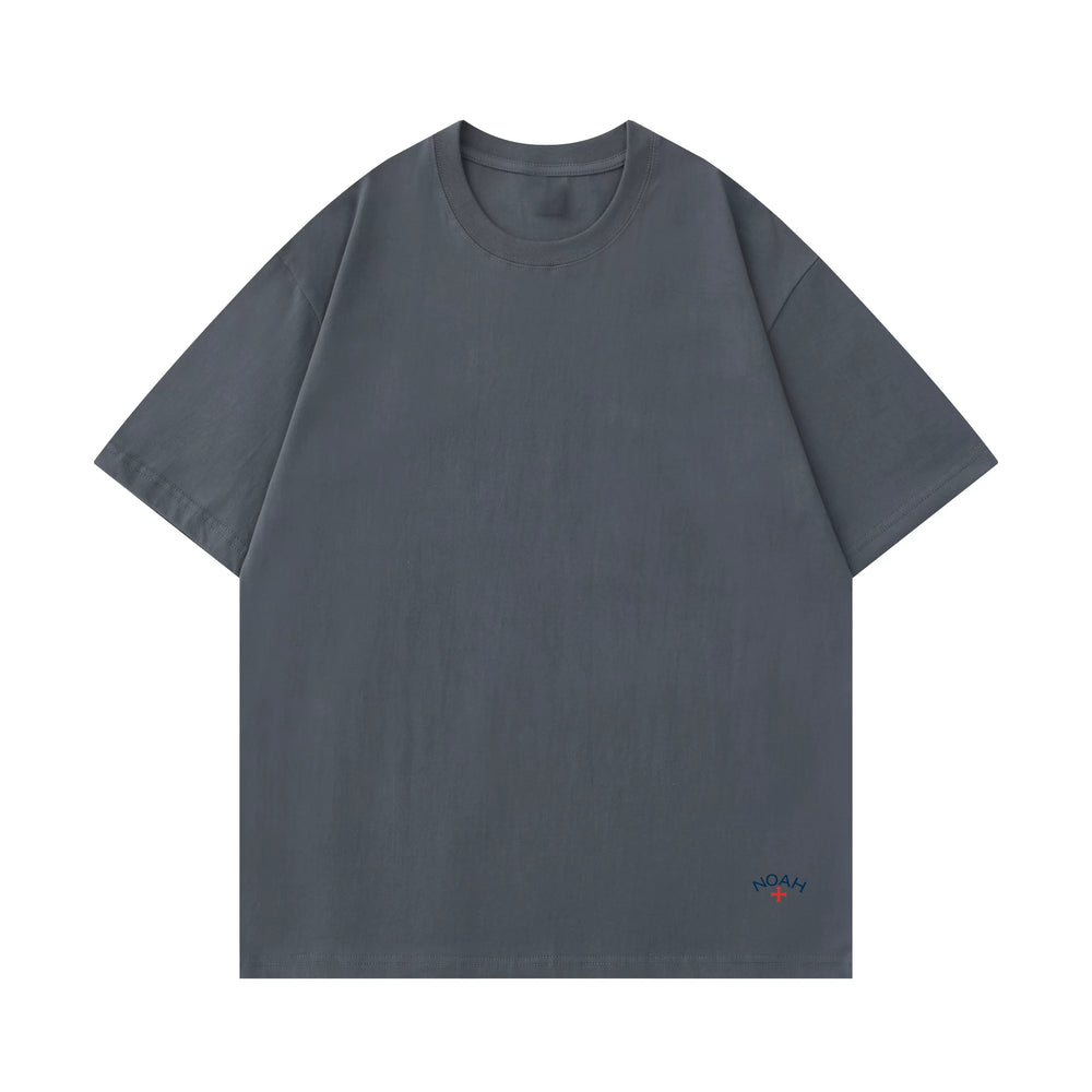 NOAH BWCJ Bottom Small Label Cross American Trendy Brand Casual Loose Cotton Short sleeved T-shirt for Men and Women Couple