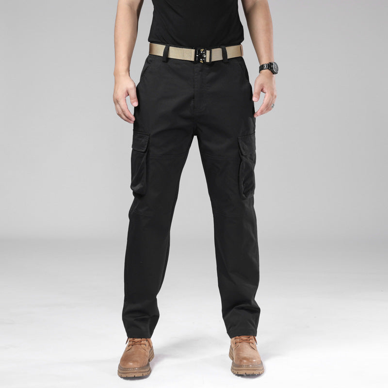 Men's Tactical Cargo Pants, Lightweight Ripstop Hiking Work Pants with Multi Pockets