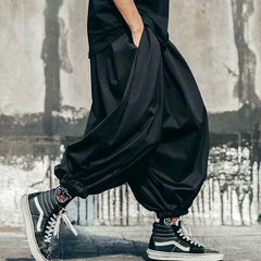 Men's Loose Fit Jogger Pants, Drawstring Waist Comfortable Cuffed Ankle Casual Daily Sweatpants