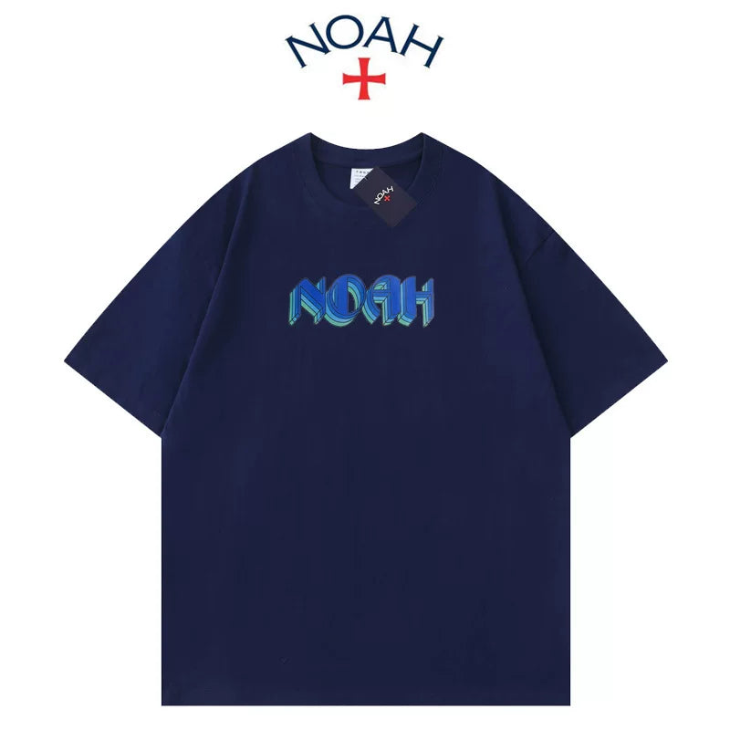 NOAH BWCJ夏季新款潮牌创意字母简约百搭纯棉圆领情侣短袖T恤男女