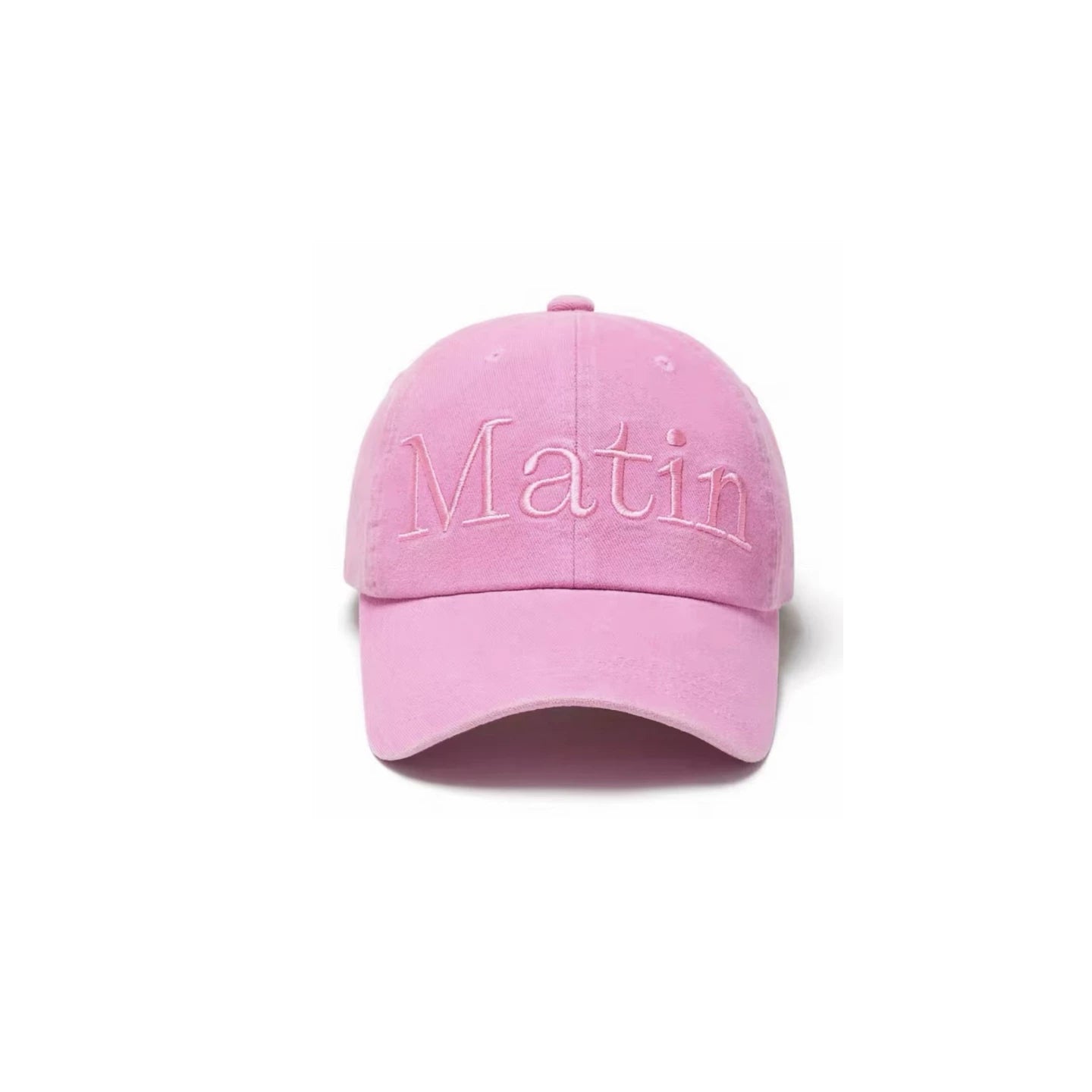 Official Authentic Matin Kim Duck Tongue Hat Female Li Charen Same Style Washed Retro Face Highlighting Small Baseball Hat