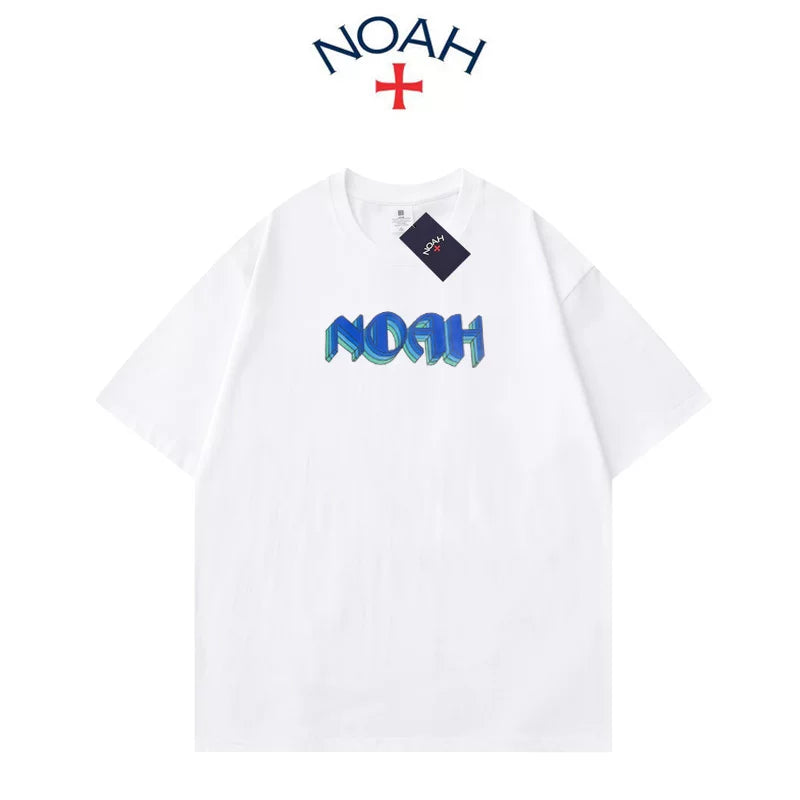 NOAH BWCJ夏季新款潮牌创意字母简约百搭纯棉圆领情侣短袖T恤男女