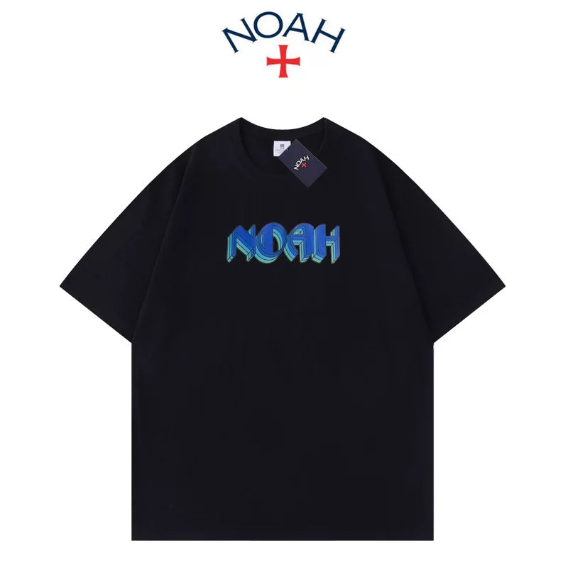 NOAH BWCJ夏季新款潮牌创意字母简约百搭纯棉圆领情侣短袖T恤男女