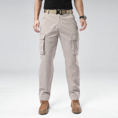 Men's Tactical Cargo Pants, Lightweight Ripstop Hiking Work Pants with Multi Pockets