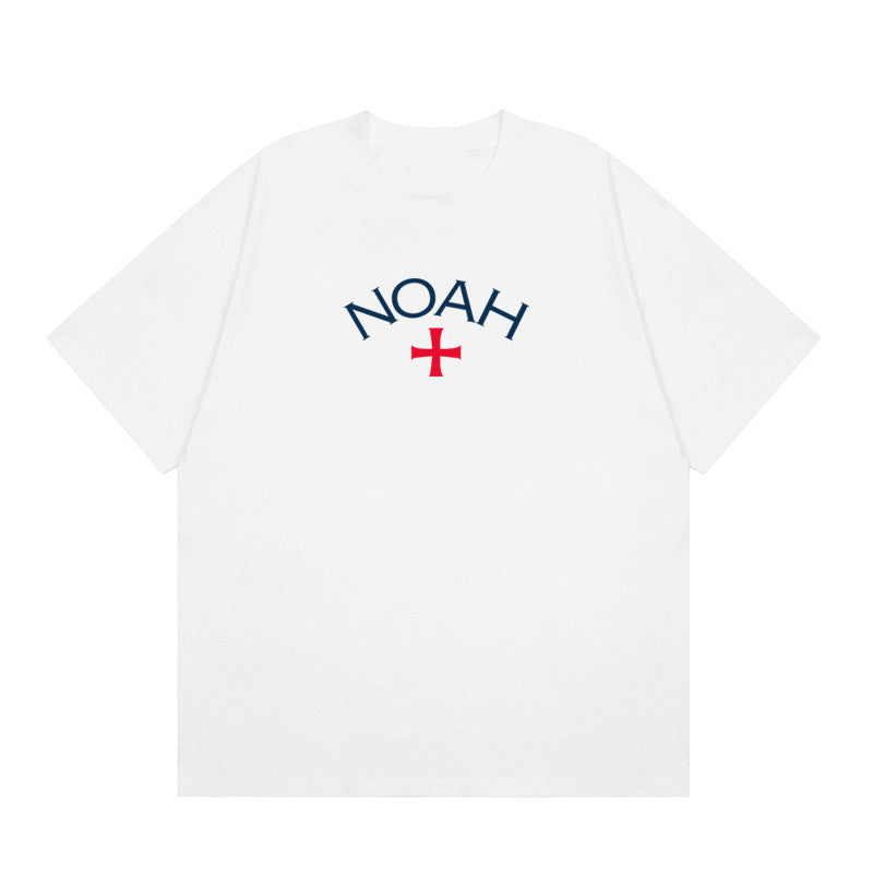 NOAH Premium Heavyweight Cotton Cross Logo Graphic T-Shirt - First Generation Expedition Classic