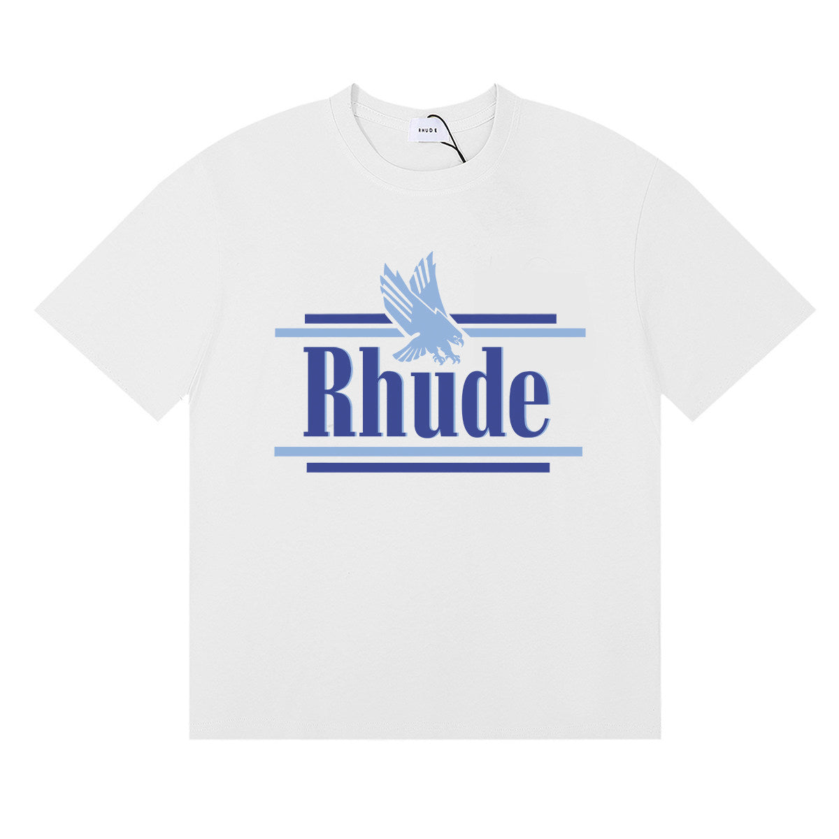 Rhude Logo Graphic Tee – White