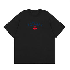 NOAH Premium Heavyweight Cotton Cross Logo Graphic T-Shirt - First Generation Expedition Classic