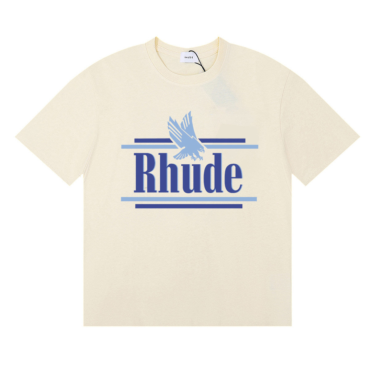 Rhude Eagle Logo Tee – Cream