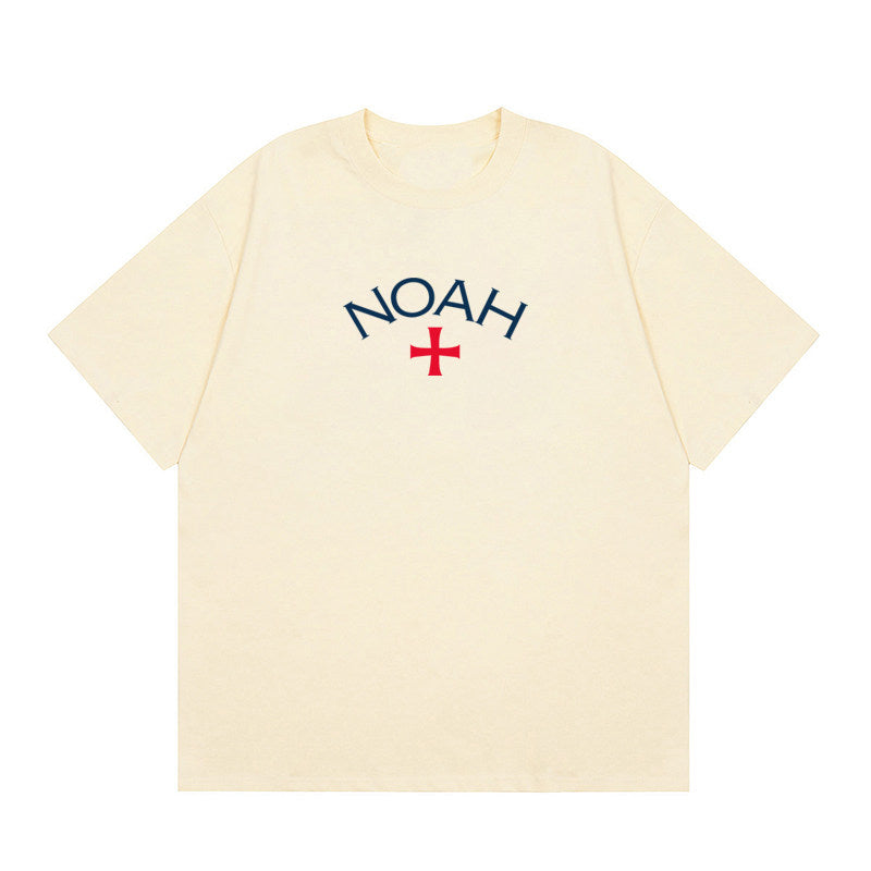 NOAH Premium Heavyweight Cotton Cross Logo Graphic T-Shirt - First Generation Expedition Classic
