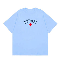 NOAH Premium Heavyweight Cotton Cross Logo Graphic T-Shirt - First Generation Expedition Classic