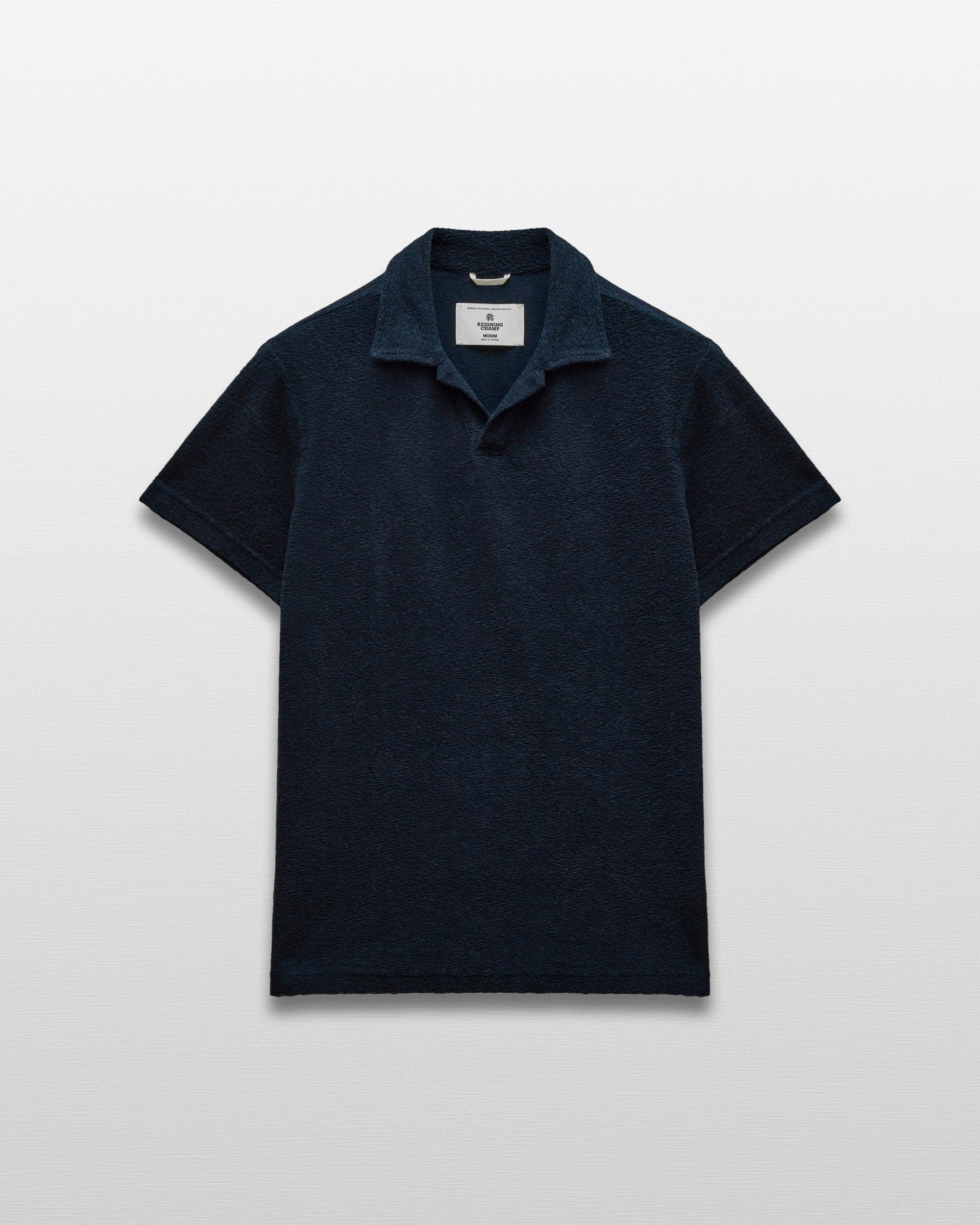 Textured Terry Standard Polo
