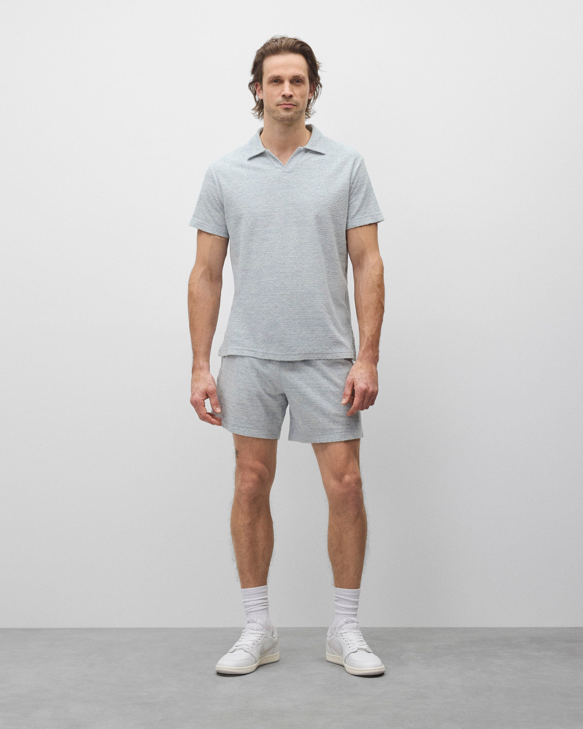 Textured Terry Standard Polo